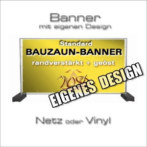 Bauzaun-Banner